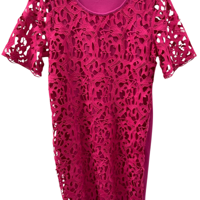 Capture pink polyester dress, Size 14  