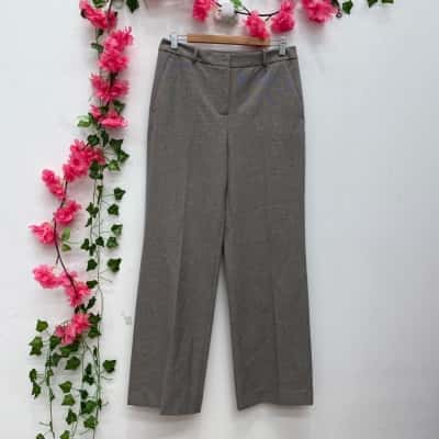 Marcs Womens Charlie Wide Leg Pants Size 10 Grey 