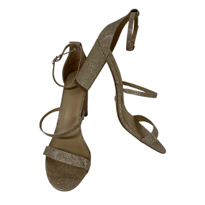 Novo Womens Size 11 Heels Champagne Glitter