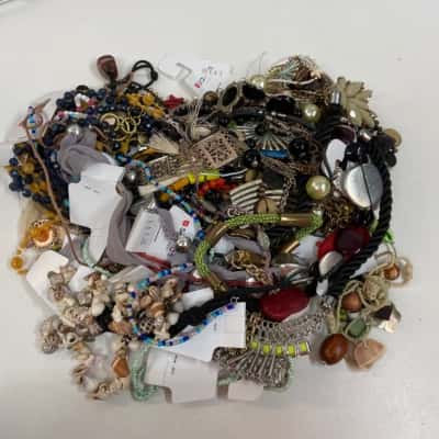 1.5 kilo bag of TANGLED jewellery- please read description  