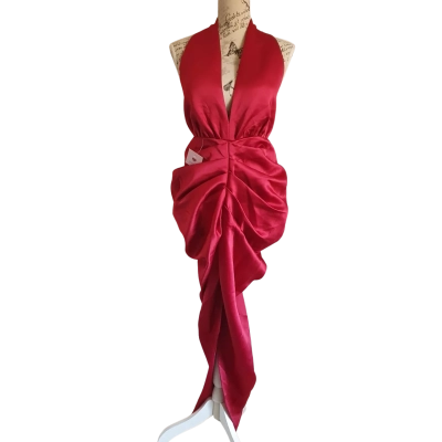Girl With Love Womens  Size L Formal Dress Red BN