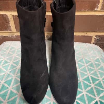 London Rebel Womens Size 7 Black Boots