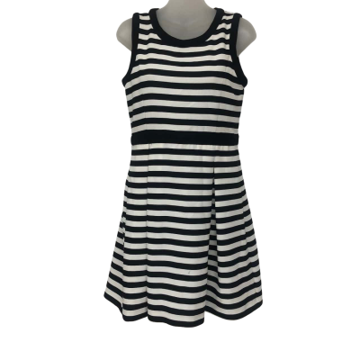 Origami Womens  Size 16 Casual Dress / Midi Dress / Sleeveless Dress  Black  / Striped / White 