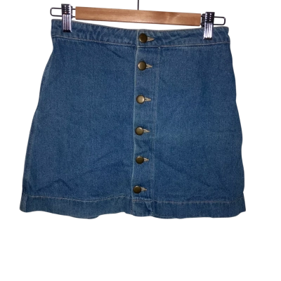 American Apparel Womens  Size 8 Denim Skirt Blue 