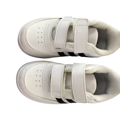 Adidas White  Grand Courts Kids Shoes   Size 6.5 