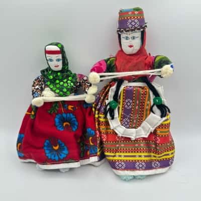 2 x Vintage Turkish Soganli Dolls