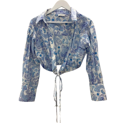 Scanlan Theodore Womens  Size 6 Long Sleeve Shirt 