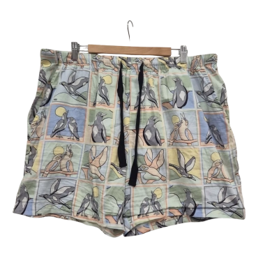 Peter Alexander Mens  Size XXL Bird Print Pyjama Shorts