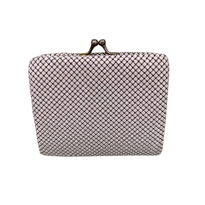 Vintage Glomesh Womens Purse White 