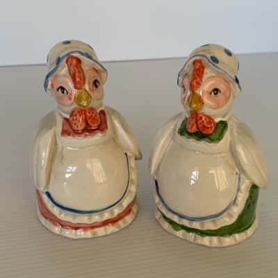 Otagiri Japan Ceramic Chicken Salt & Pepper Shaker Set