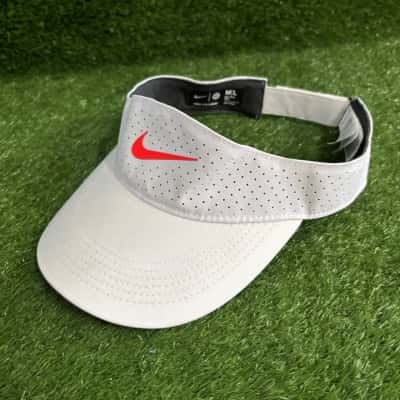 Nike White Visor Size M/L