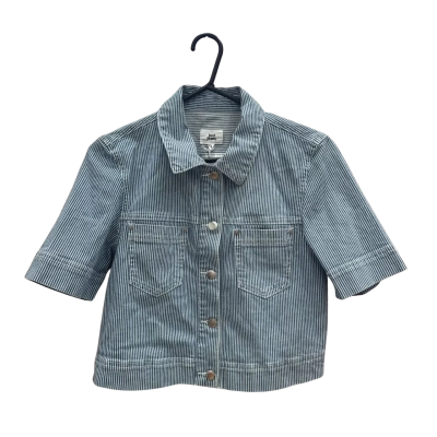 Just Jeans Womens  Size 8 Faded Blue Shirt 