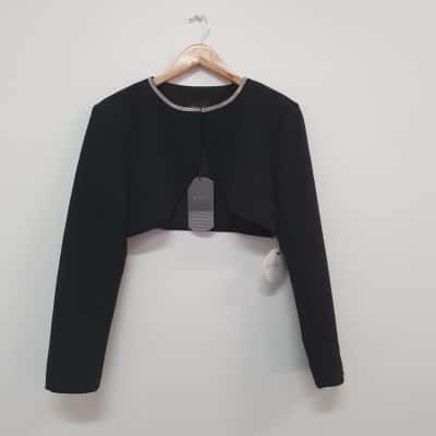 Pilgrim Women's Size 14 Honora Crop Bolero Black - New With Tags