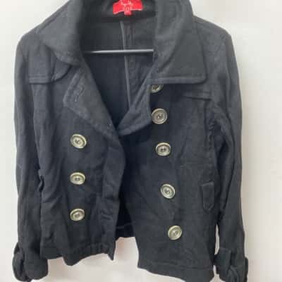 Tigerlily Womens  Size 12 Winter Jacket Black  