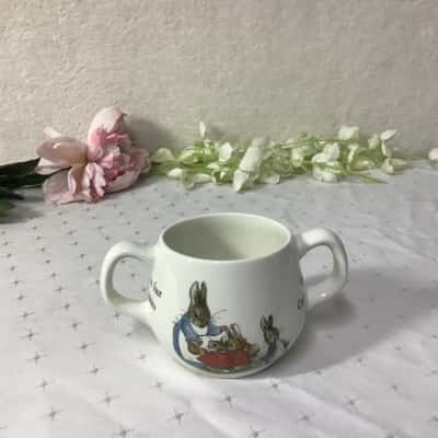 Wedgwood Frederick Warne Peter Rabbit Two Handled Porcelain Mug