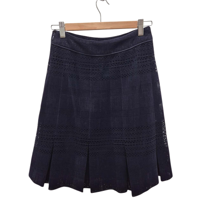 Alannah Hill Womens  Size 8 Navy Blue Skirt. 