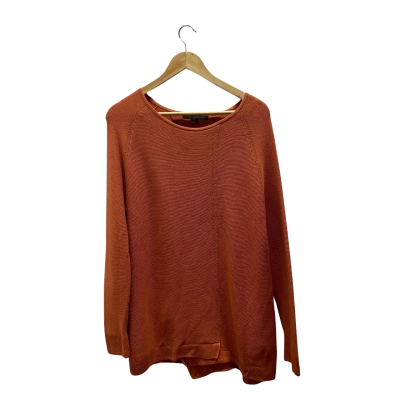 Liz Jordan Womens  Size M Jumper Burnt Orange 