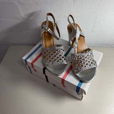 I Love Billy Size 39 Tongala/IL met-Silver Sandals 