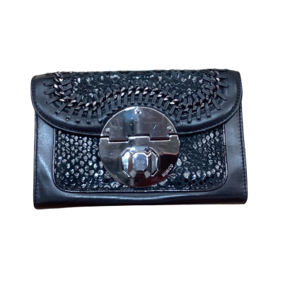 Mimco Womens Black Turnlock Purse