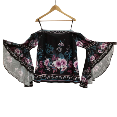 City Chic Womens  Size XXS Floral Top Floral (g)