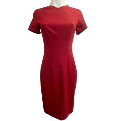 Saba Womens  Size 6 Work Dress Red 