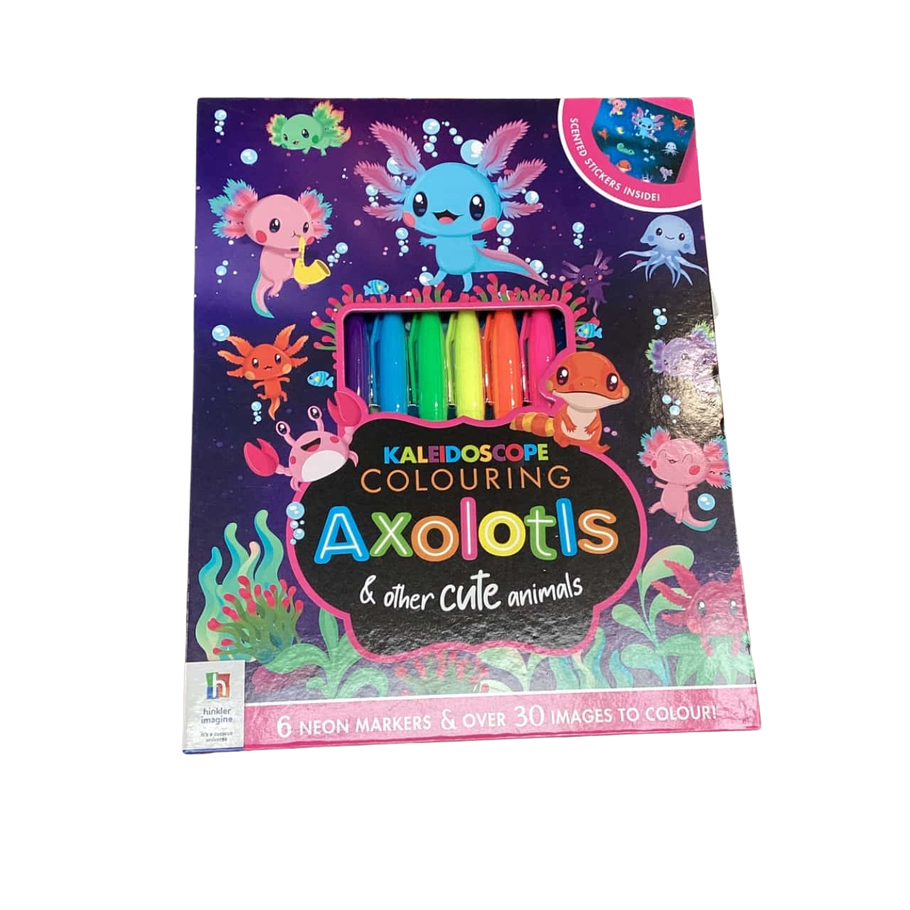 Kaleidoscope colouring axolotls(s)