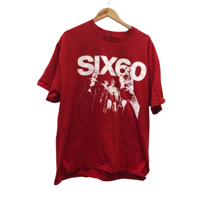 AsColour Six60 Mens  Size XL Short Sleeve T-shirt Red 