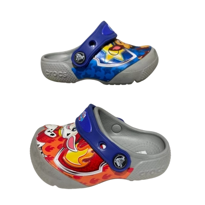 Paw Patrol Crocs Kids  Size 7 Grey / Multicoloured 