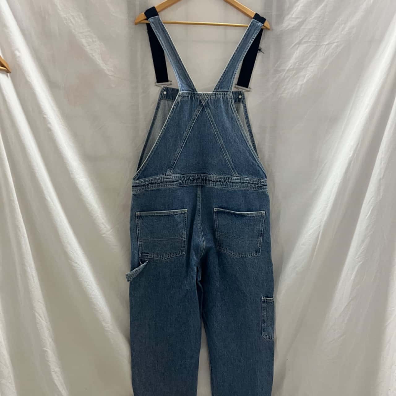 Jumpsuit By Clothes Mentor In Blue Denim, Size: M main image 1
