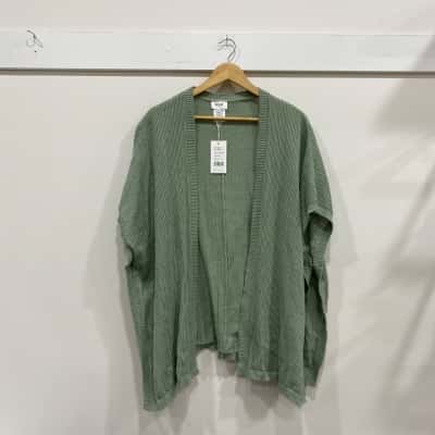 Seed Womens  Size One Size Open Jacket Green 