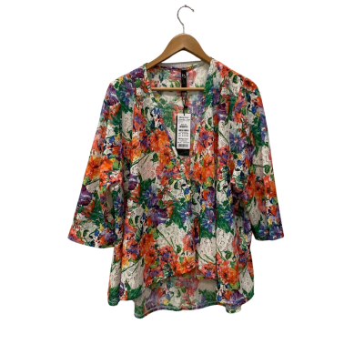 Taking Shape Olivia 3/4 Sleeve  Size 22 Cardigan Floral / Multicoloured 