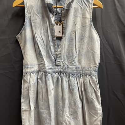 Ziggy Denim Womens Size XL Satch Blue Dress