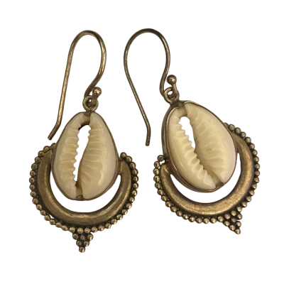 925 and shell earrings 