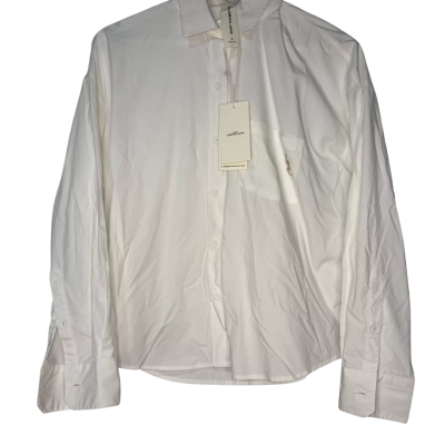 Brand New Lorna Jane Size S white Button Up shirt RRP $120