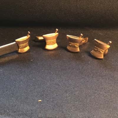 Vintage 12 carat gold filled Cuffs Links, Tie Pin & Lapel Pin