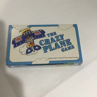 Vintage Crazy Plane Puzzle Game, circa 1980