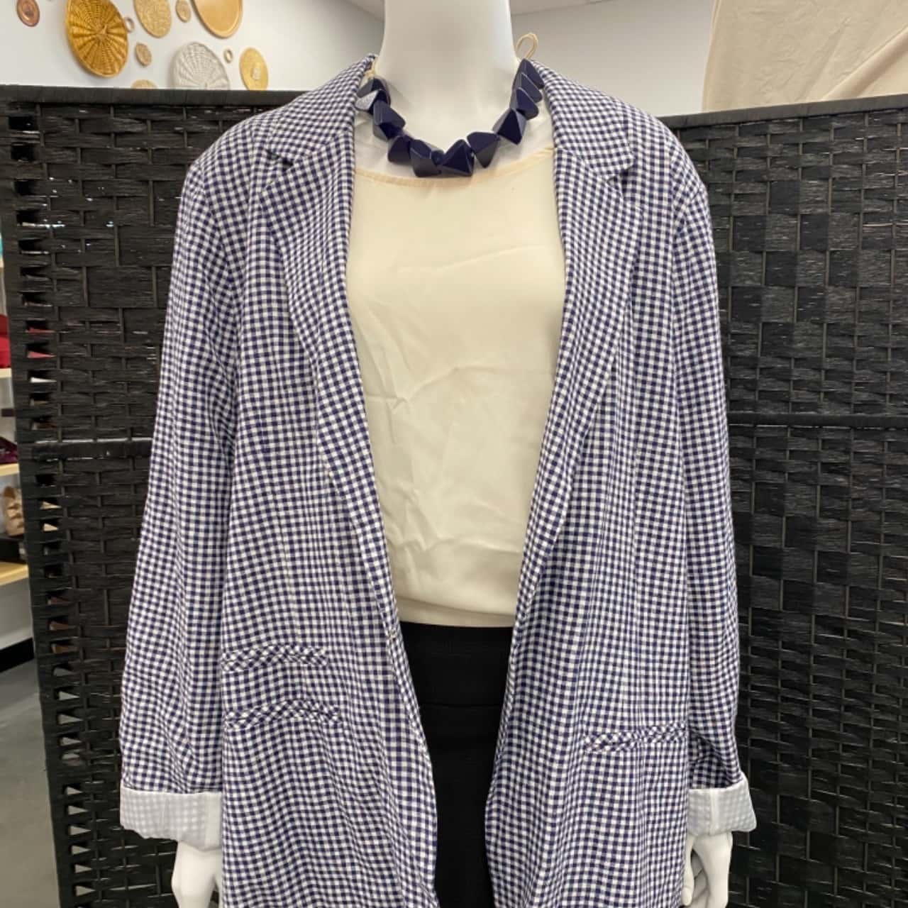 white jacket size 18