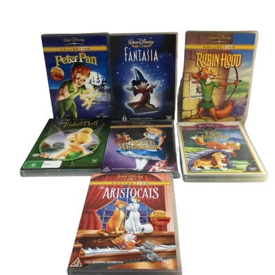Walt Disney DVD’s x 7  As pictured