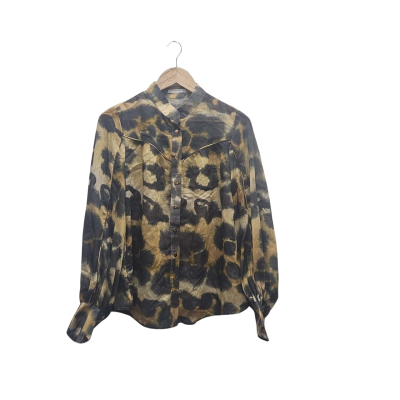 Sheike Size 10 Long Sleeve Shirt Animal print 