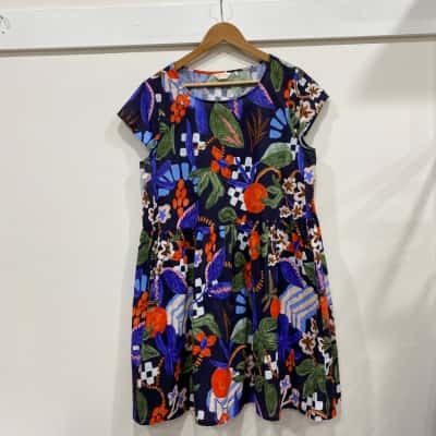 Gorman Womens  Size 12 Midi Dress Multicoloured 