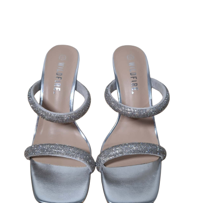 Wildfire Cosmopolitan Silver Heels -size 7