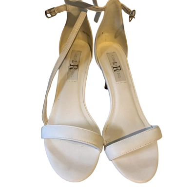 London Rebel Womens  Size 8 Heels White 
