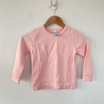 Bonds Kids Pink Jumper Size 5