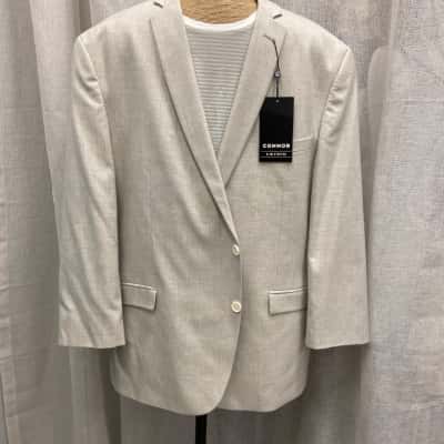 Connor Mens Blazer Cream Size 50
