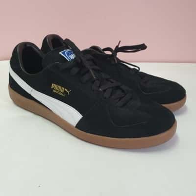 Puma Men's Size 14 Indoor Trainers Black Suede 