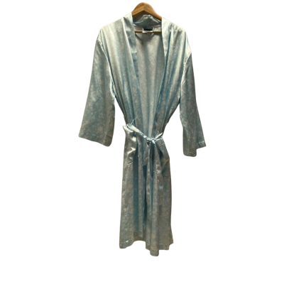 Morgan and Finch Womens  One Size Blue Dressing Robe 