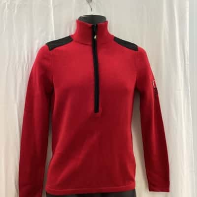 Red Lauren Ralph Lauren 1/2 Zip Sweater 