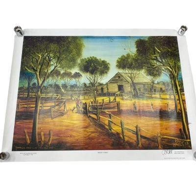 Signed Vintage Artwork Prints By Artist PRO HART!