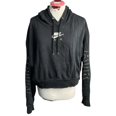 Nike Womens  Size M Cropped Jumper Black  