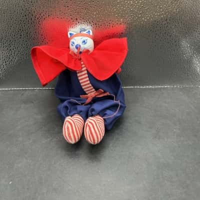 Porcelain Cat Head Doll